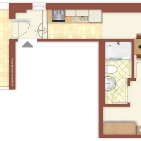 Lejlighed Promenadenblick/ausguck